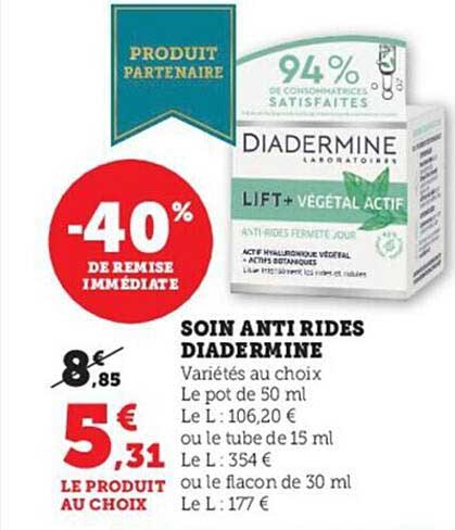 soin anti rides diadermine