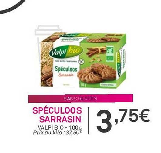 Spéculoos Sarrasin Valpi Bio