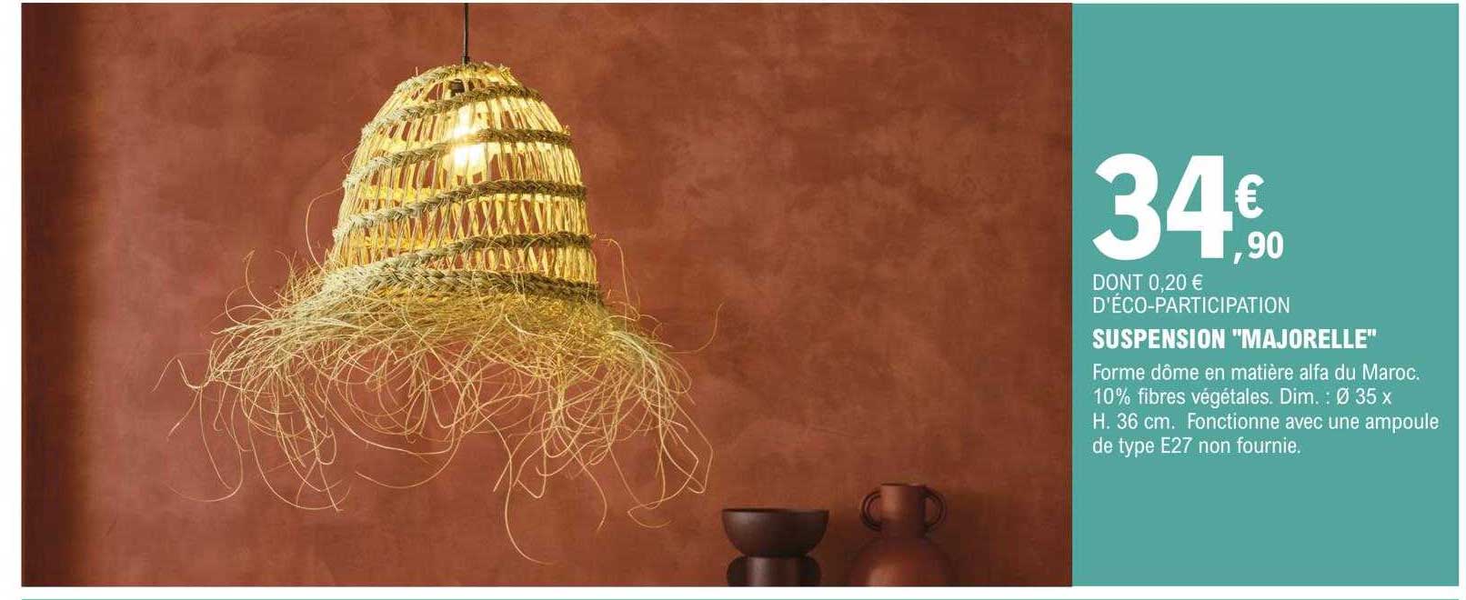 suspension "majorelle"