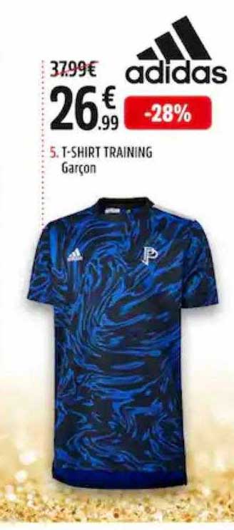 t-shirt training garçon adidas
