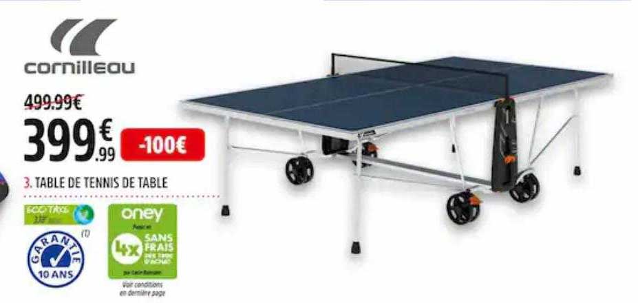 Table De Tennis De Table Cornilleau