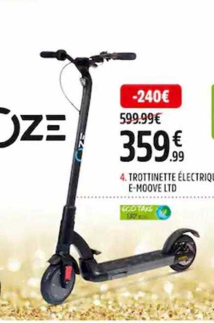 trottinette électrique e-moove ltd