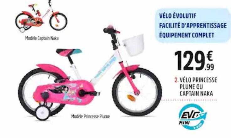 Vélo Princesse Plume Ou Captain Naka