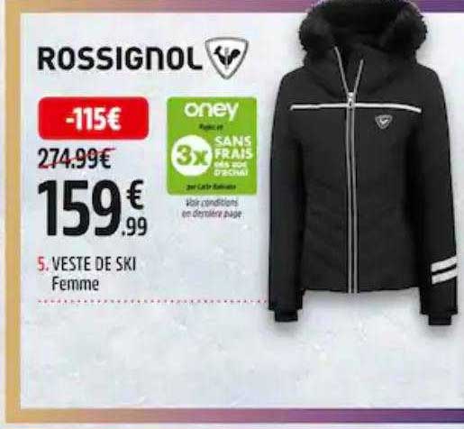 veste de ski femme rossignol