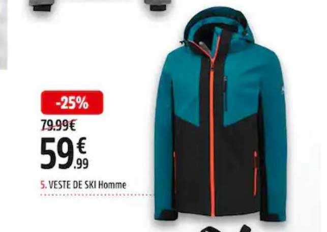 veste de ski homme