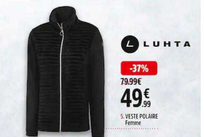 veste polaire femme luhta