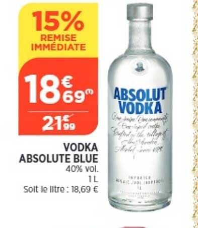 vodka absolute blue