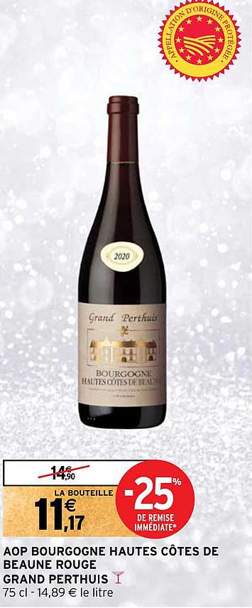 aop bourgogne hautes côtes de beaune rouge grand perthuis