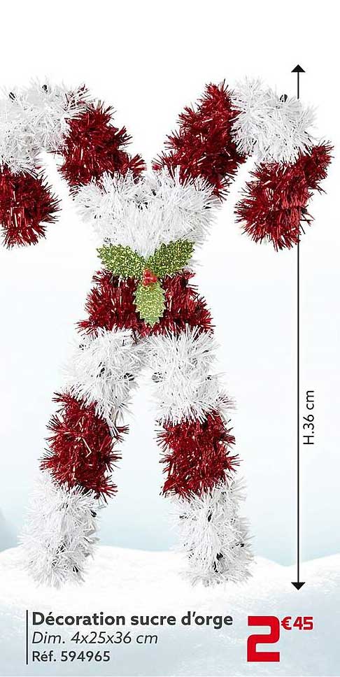décoration sucre d'orge