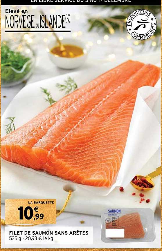 filet de saumon sans arêtes