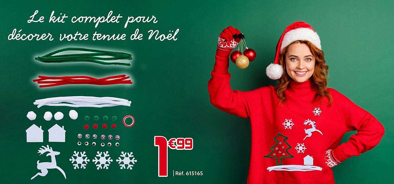 le kit complet pour décorer votre tenue de noël
