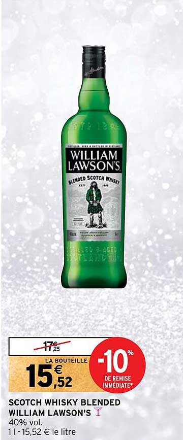 scotch whisky blended william lawson's