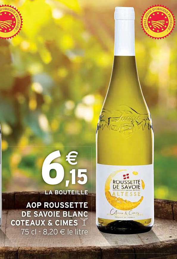 aop roussette de savoie blanc côteaux & cimes