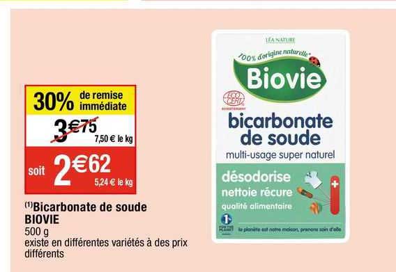 Bicarbonate De Soude Biovie