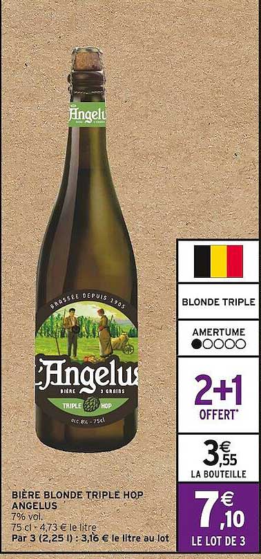 bière blonde triplé hop angelus