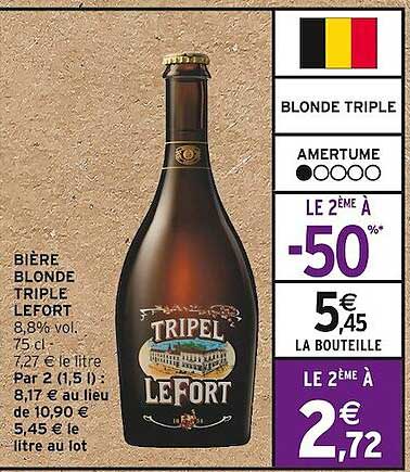 Bière Blonde Triple Lefort