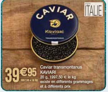 caviar transmontanus kaviari