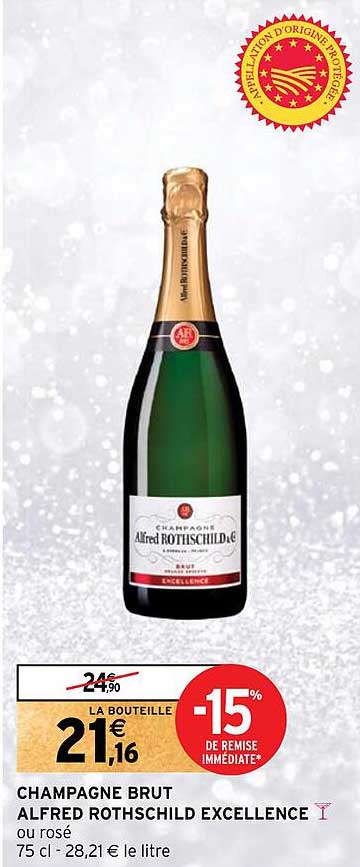 champagne brut alfred rothschild excellence