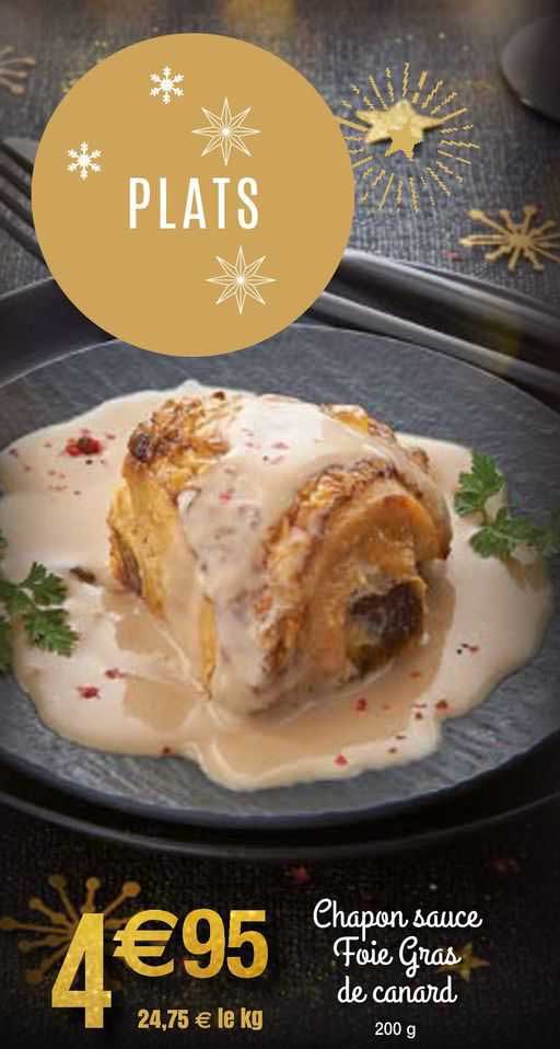 chapon sauce foie gras de canard