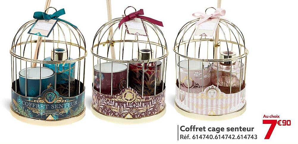 coffret cage senteur