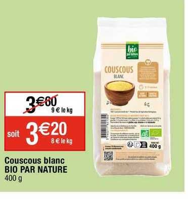 couscous blanc bio par nature