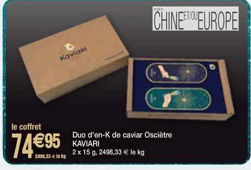duo d'en-k de caviar osciètre kaviari