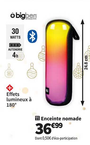 Enceinte Nomade Bigben