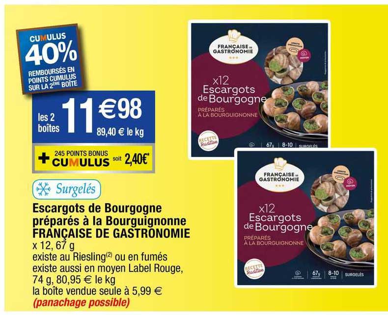 escargots de bourgogne préparés à la bourguignonne française de gastronomie