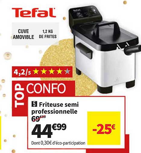friteuse semi professionnelle tefal