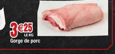 gorge de porc
