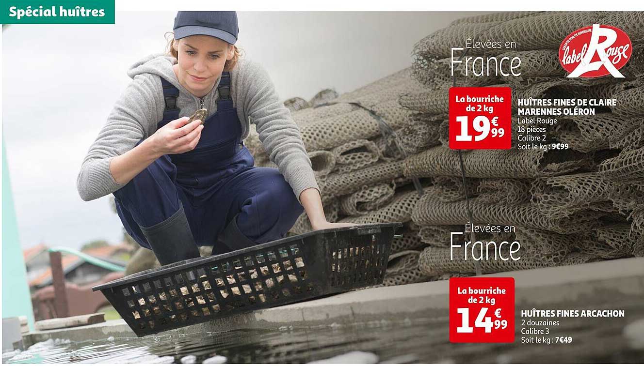 huîtres fines de claire marennes oléron, huîtres fines arcachon