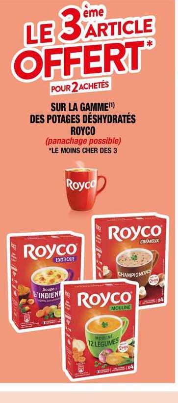 La Gamme Des Potages Déshydratés Royco