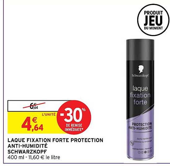 laque fixation forte protection anti-humidité schwarzkopf