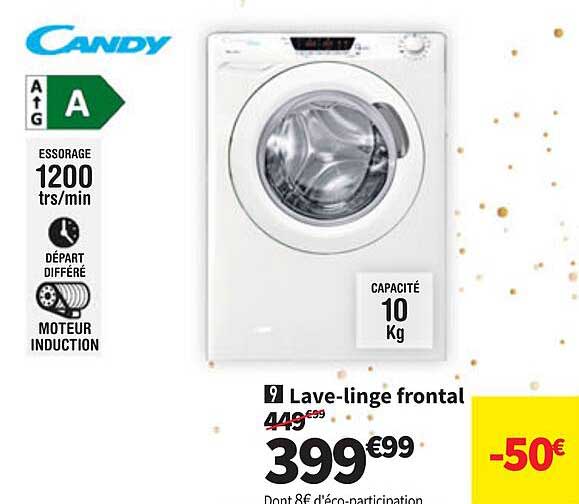 Lave-linge Frontal Candy