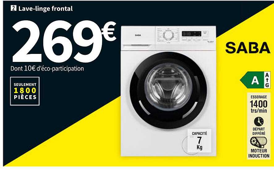Lave-linge Frontal Saba