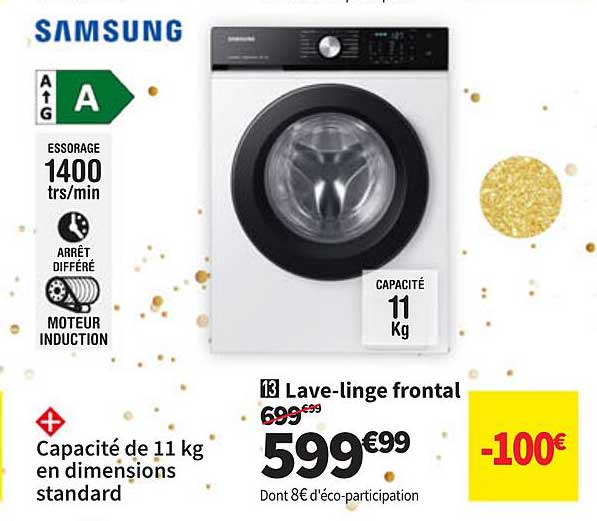 lave-linge frontal samsung