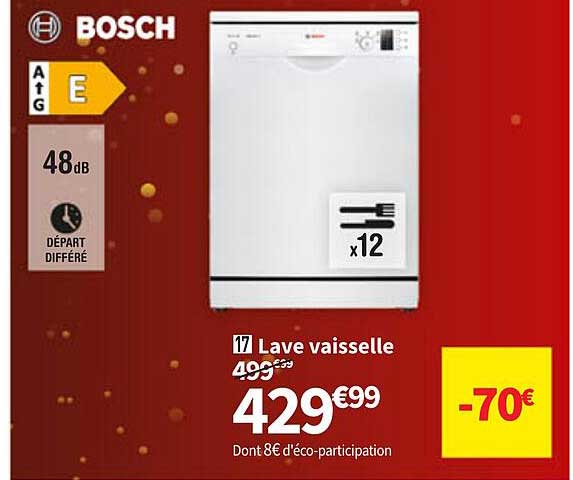 lave vaisselle bosch
