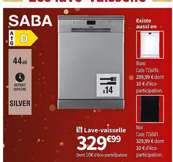 lave-vaisselle saba