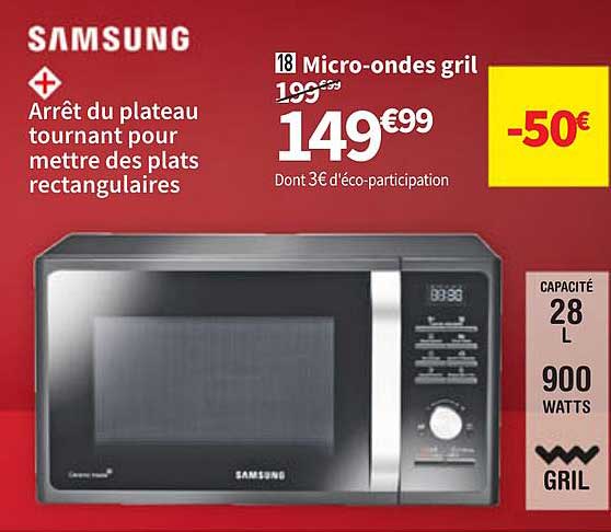 micro-ondes gril samsung