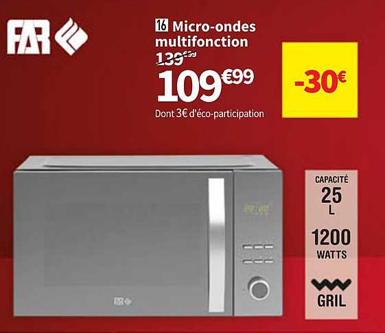 micro-ondes multifonction far