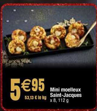mini moelleux saint-jacques