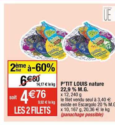 p'tit louis nature 22,9% m.g.