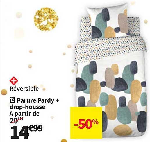 parure pardy + drap-housse