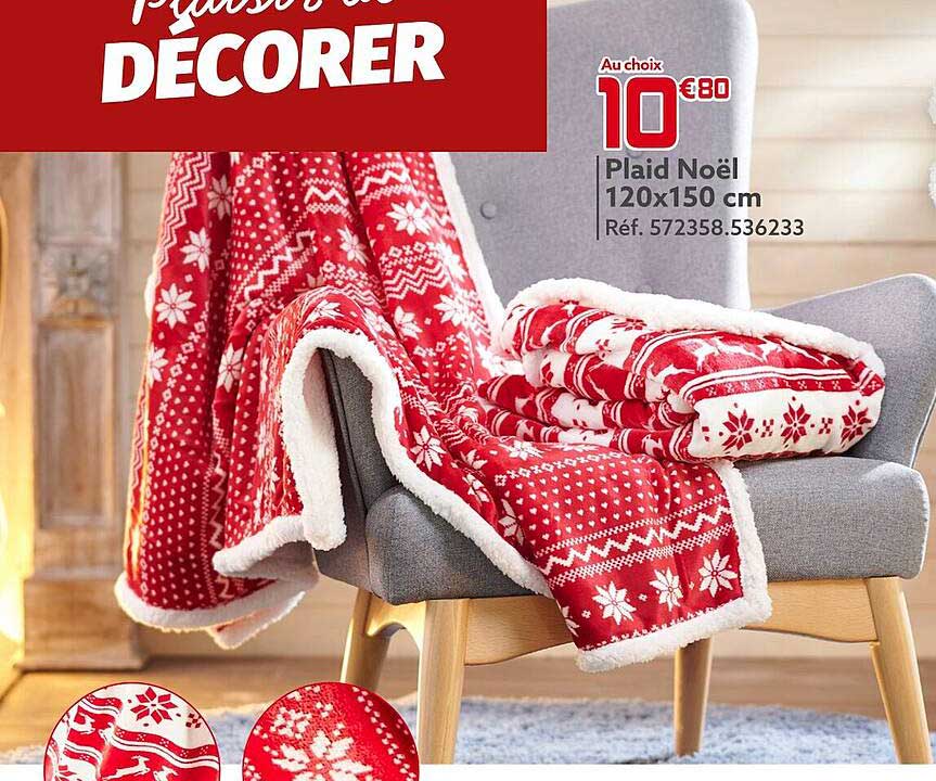Plaid Noël 120 X 150 Cm