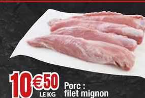 Porc : Filet Mignon