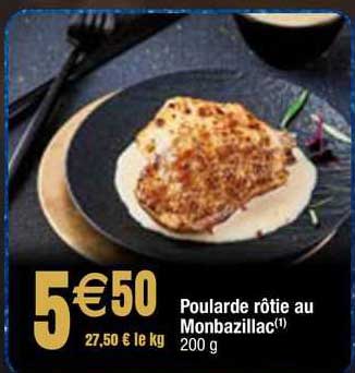 poularde rôtie au monbazillac