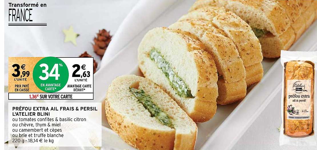 préfou extra ail frais & persil l'atelier blini