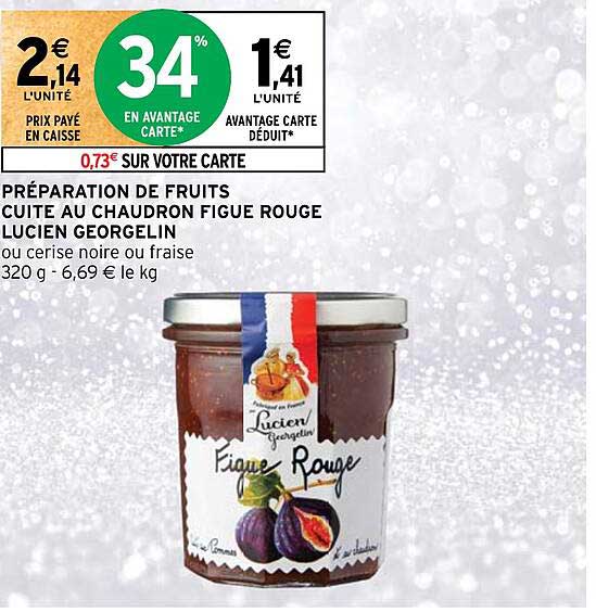 préparation de fruits cuite au chaudron figue rouge lucien georgelin