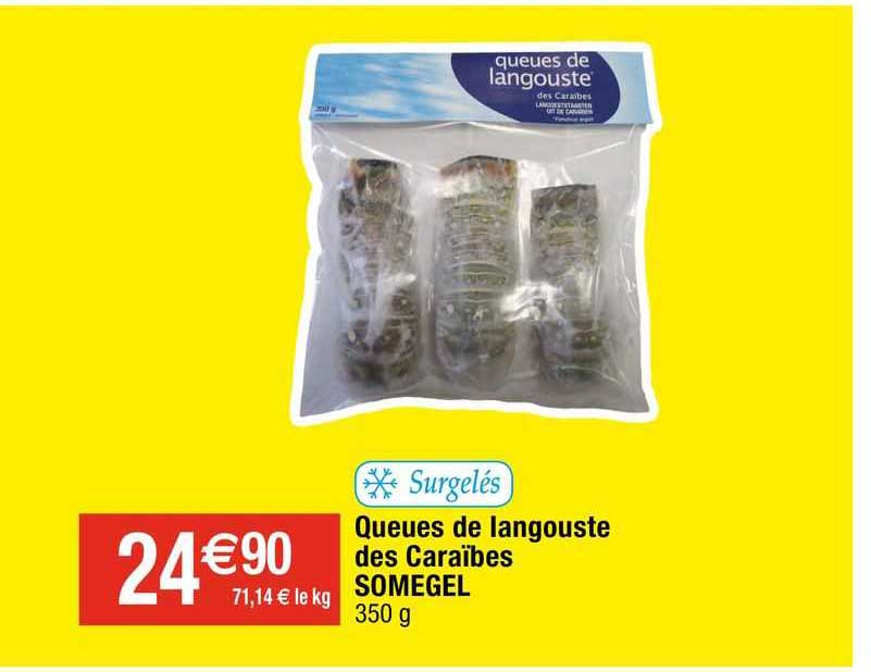 queues de langouste des caraïbes somegel