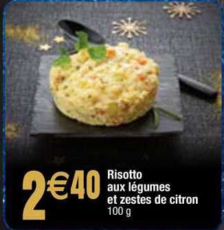 Risotto Aux Légumes Et Zestes De Citron